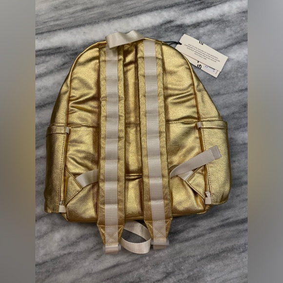NWT State Bags Kane Kids Travel Backpack Metallic Gold - Picture 5 of 10